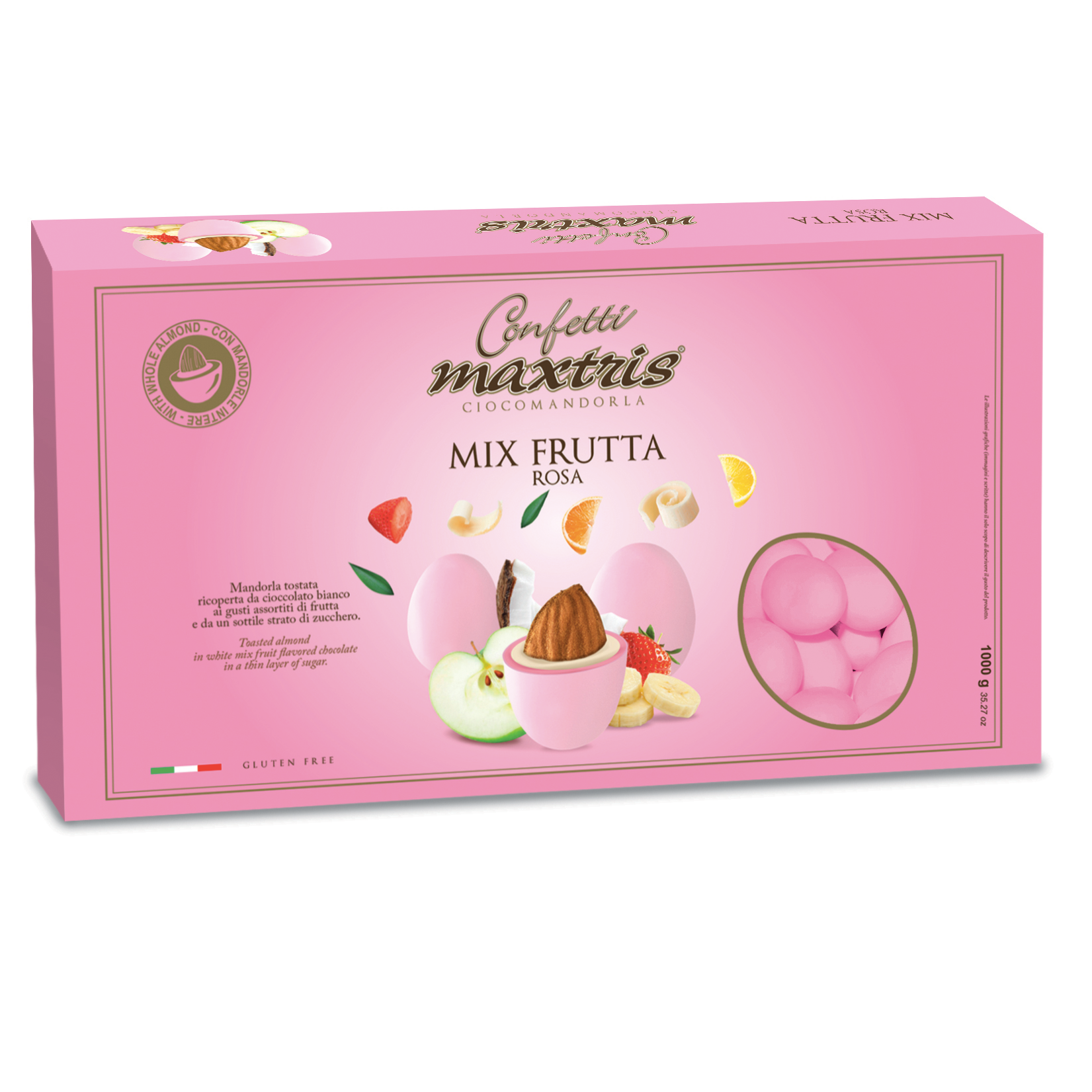 Confetti Mix Frutta Rosa - Dolci Sapori Modicani